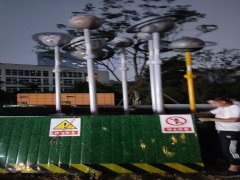 四川崇州公園泡泡樂(lè)園施工現(xiàn)場(chǎng)